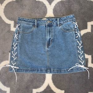 Pacsun Skirt with Lace-up Sides